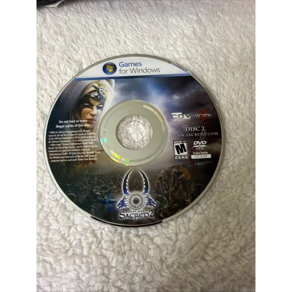 Fallen Angel Sacred 2 PC DVD ROM Game 2008 CIB Complete Sleeve WIN Atari Vtg